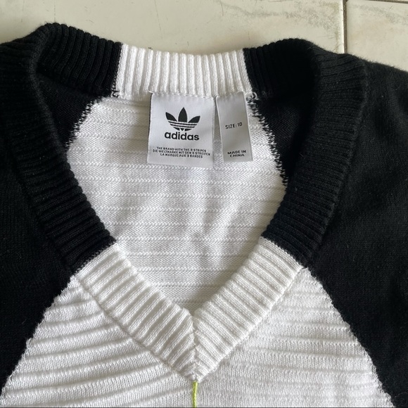 ADIDAS EQUIPMENT ribbed sweatshirt in size 10 - Picture 10 of 14